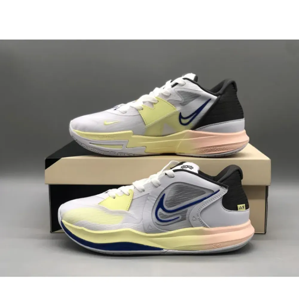 Nike Kyrie Low 5 White/Game Royal-Medium Ash-Citron Tint DJ6012-100