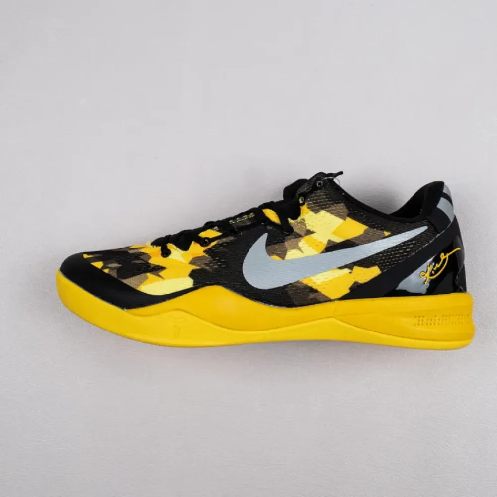 Nike Kobe 8 System Black/Grey-Vivid Sulfur-Electric  555035-001