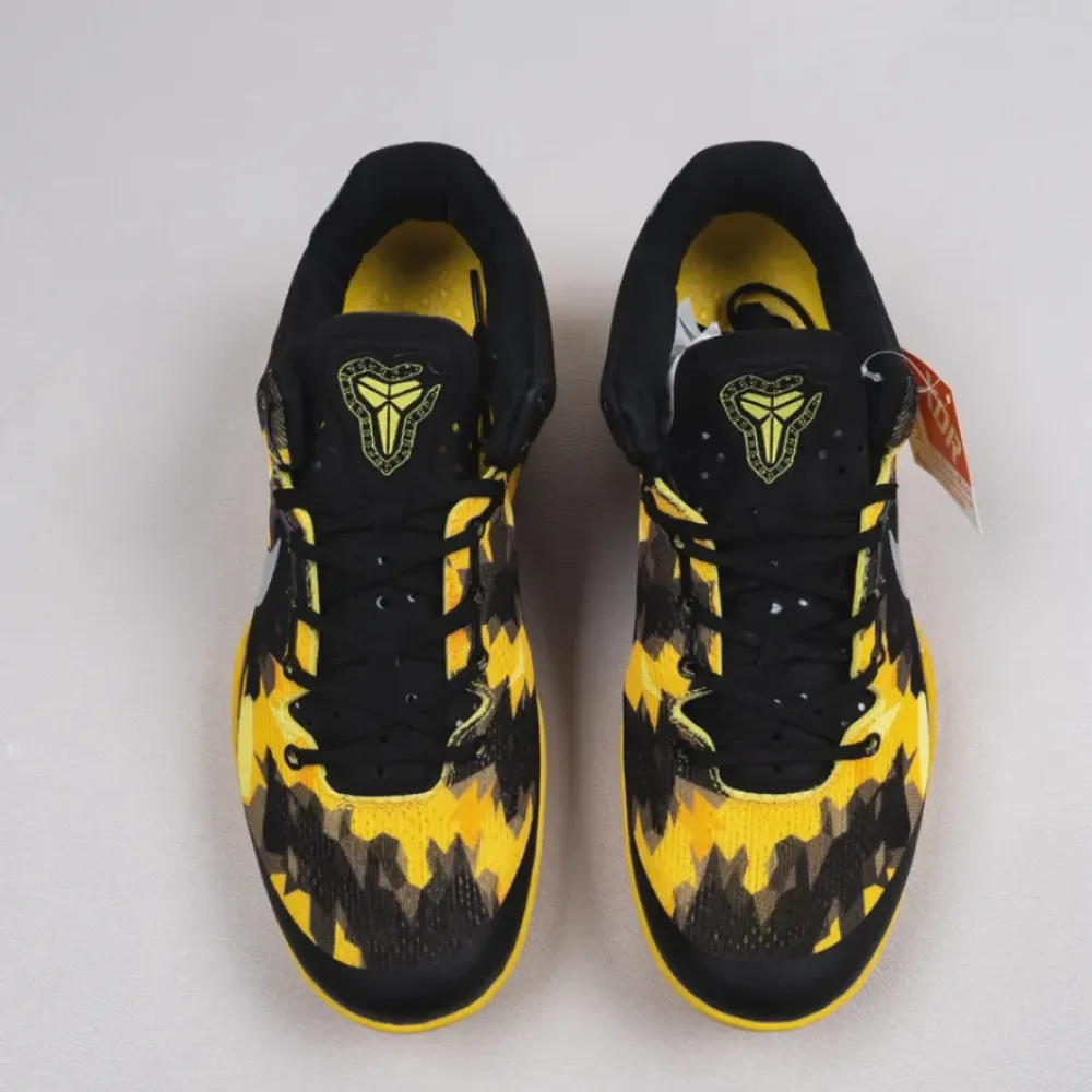 Nike Kobe 8 System Black/Grey-Vivid Sulfur-Electric  555035-001