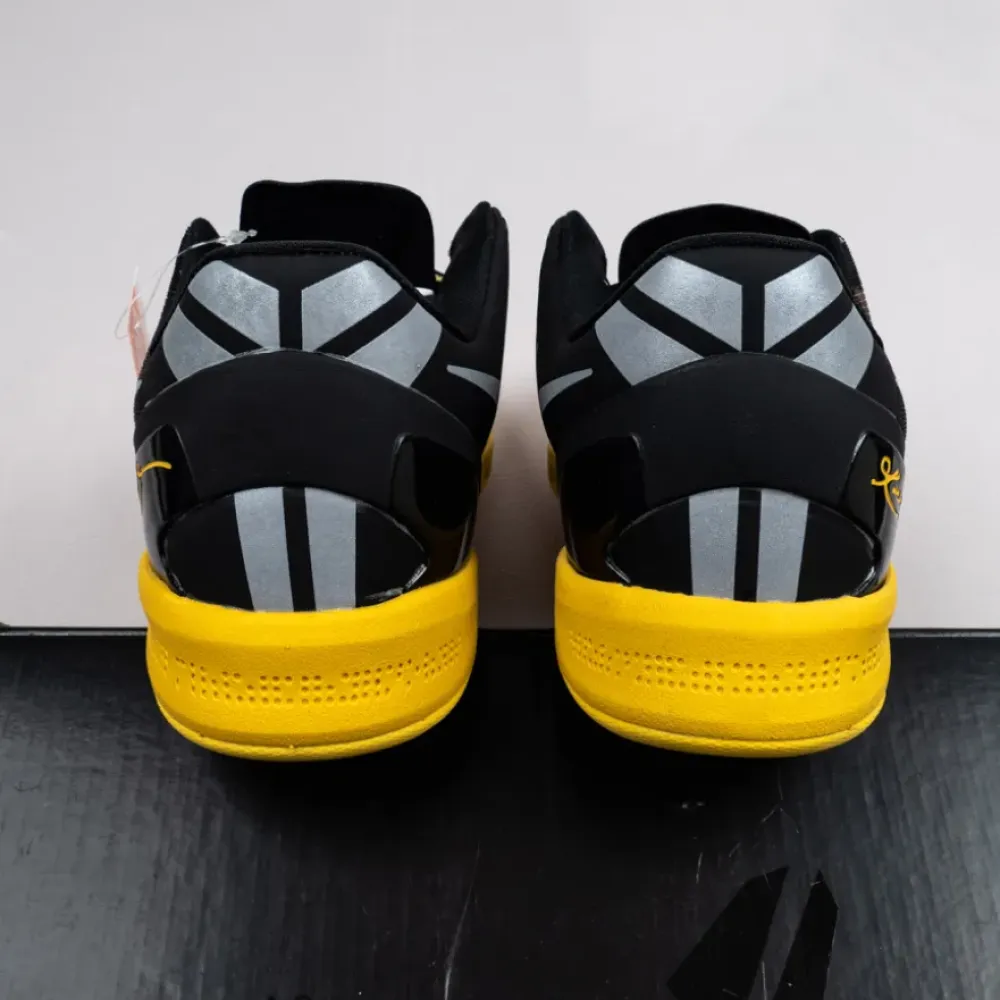 Nike Kobe 8 System Black/Grey-Vivid Sulfur-Electric  555035-001