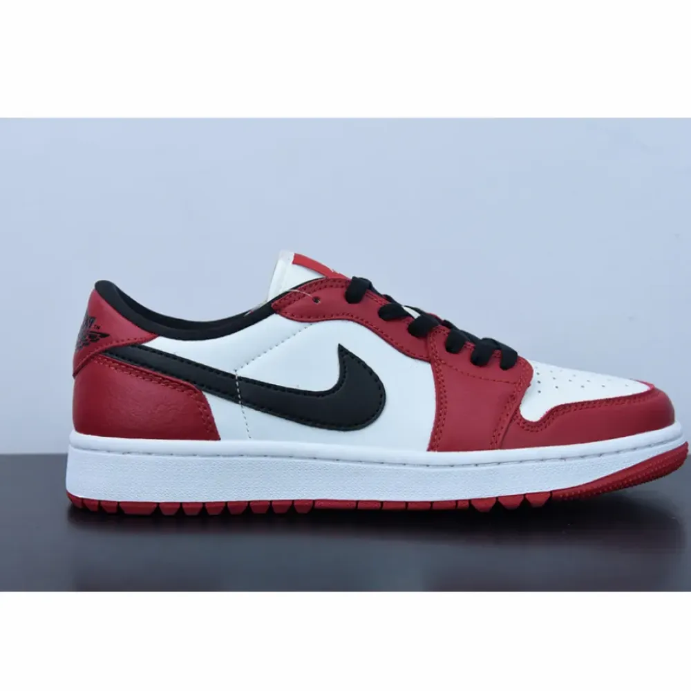 Air Jordan 1 Low Golf “Chicago” Varsity Red/Black-White  DD9315-600