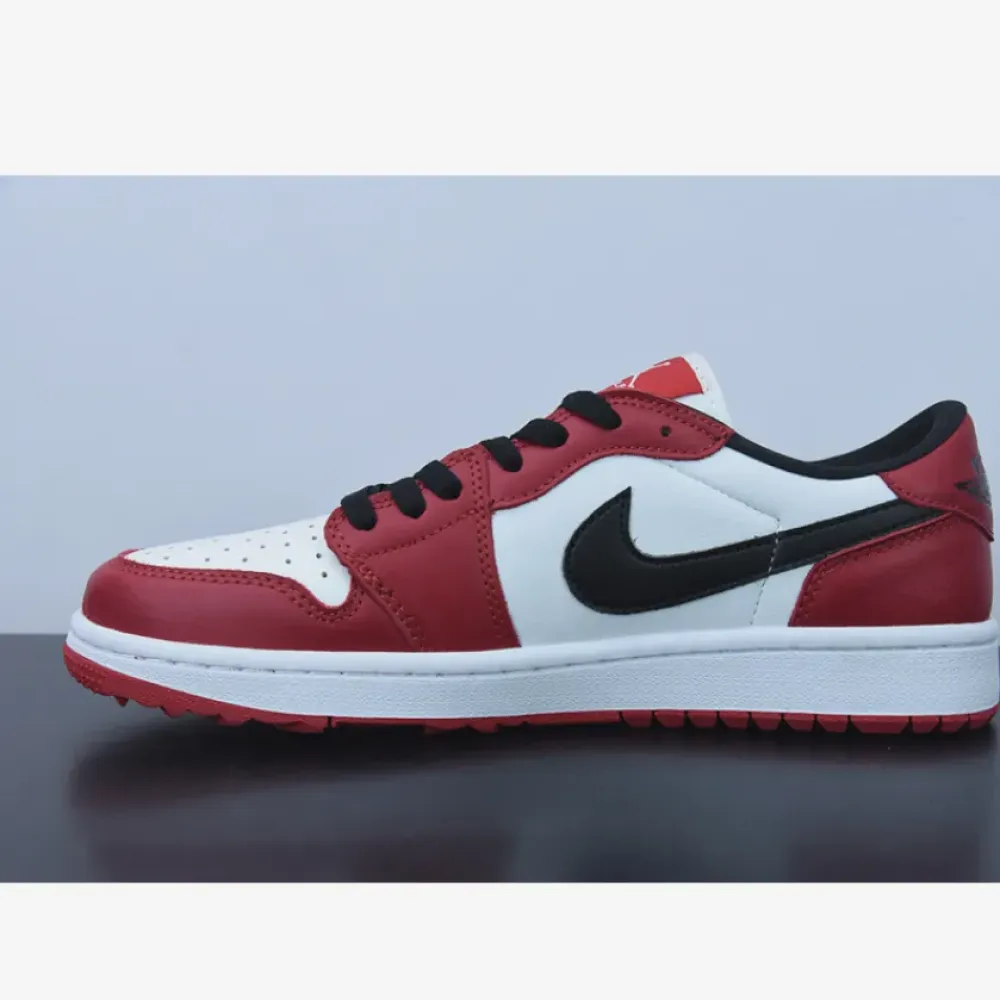 Air Jordan 1 Low Golf “Chicago” Varsity Red/Black-White  DD9315-600