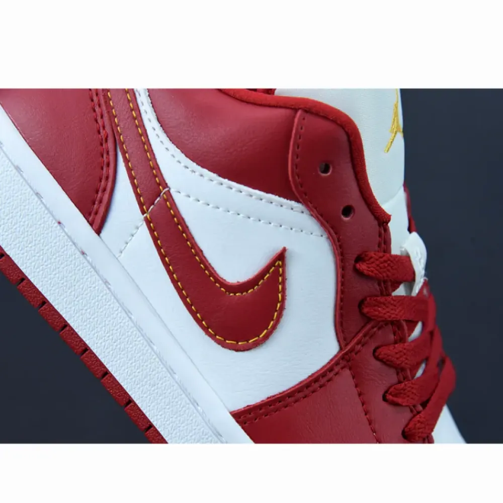 Air Jordan 1 Low ‘Cardinal’ White Red  553558-607