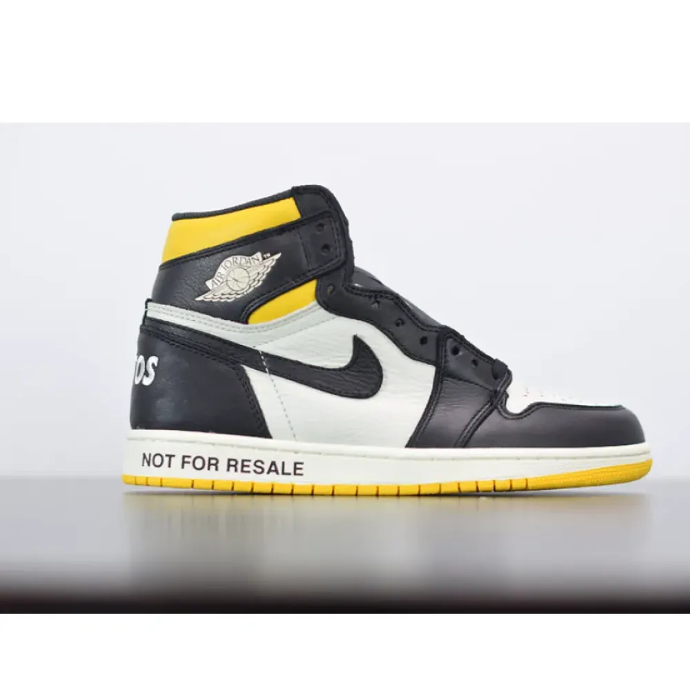 Air Jordan 1 Retro High OG NRG “Not For Resale” Sail/Black-Varsity Maize 861428-107