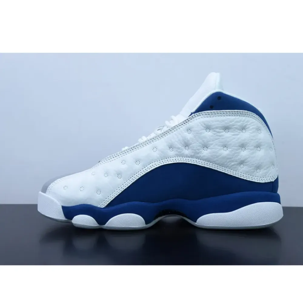 Air Jordan 13 White/Fire Red-French Blue-Light Steel Grey