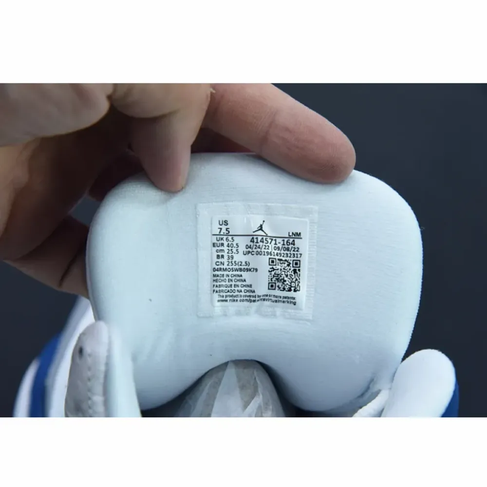 Air Jordan 13 White/Fire Red-French Blue-Light Steel Grey