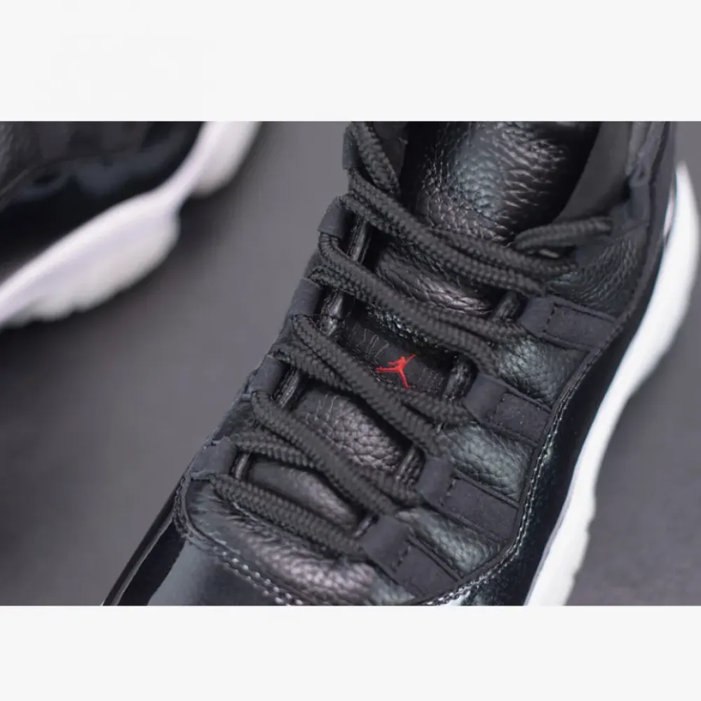 Air Jordan 11 Retro “72-10” Black/Gym Red-White  378037-002