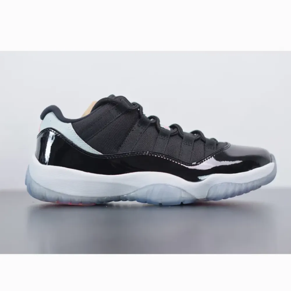 Air Jordan 11 Retro Low Black/Infrared 23-Pure Platinum  528895-023