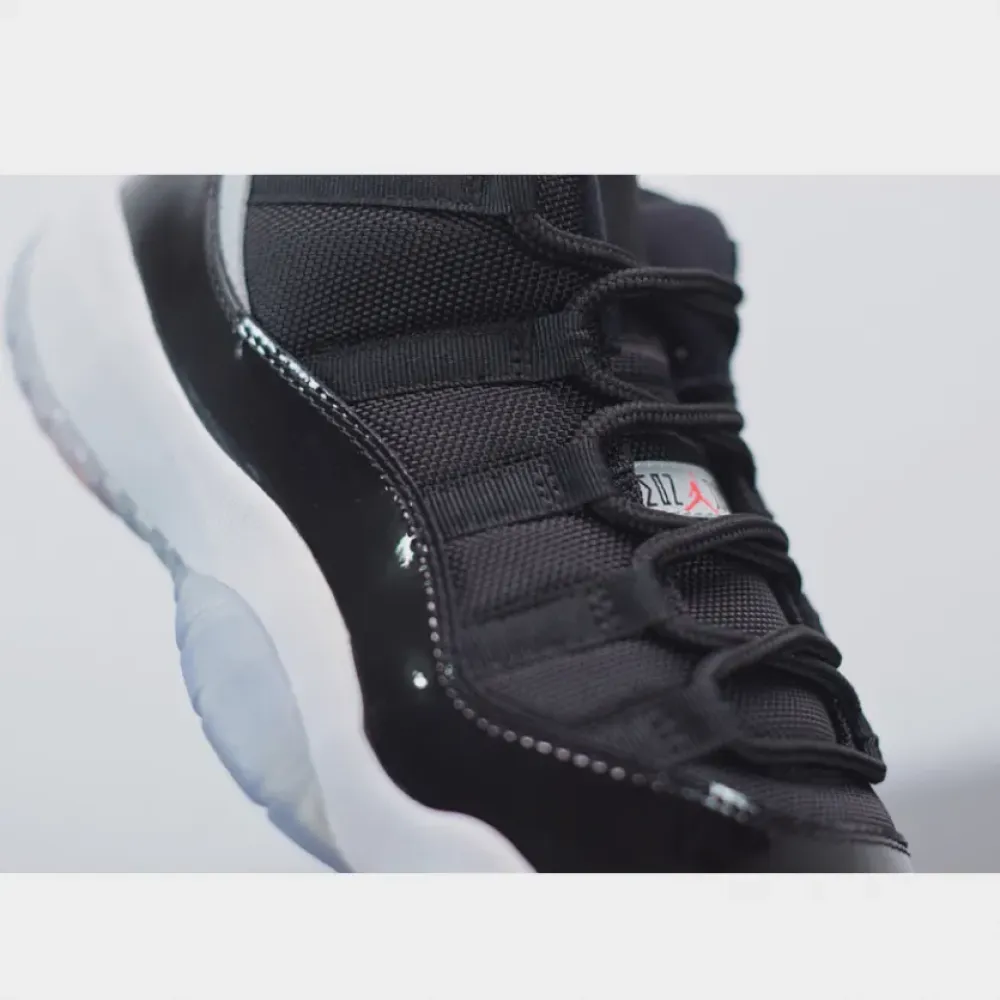 Air Jordan 11 Retro Low Black/Infrared 23-Pure Platinum  528895-023