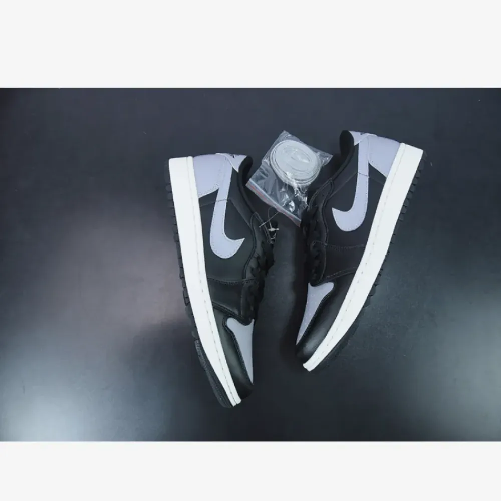Air Jordan 1 Low Golf ‘Shadow’ Black/Sail-Medium Grey  DD9315-001