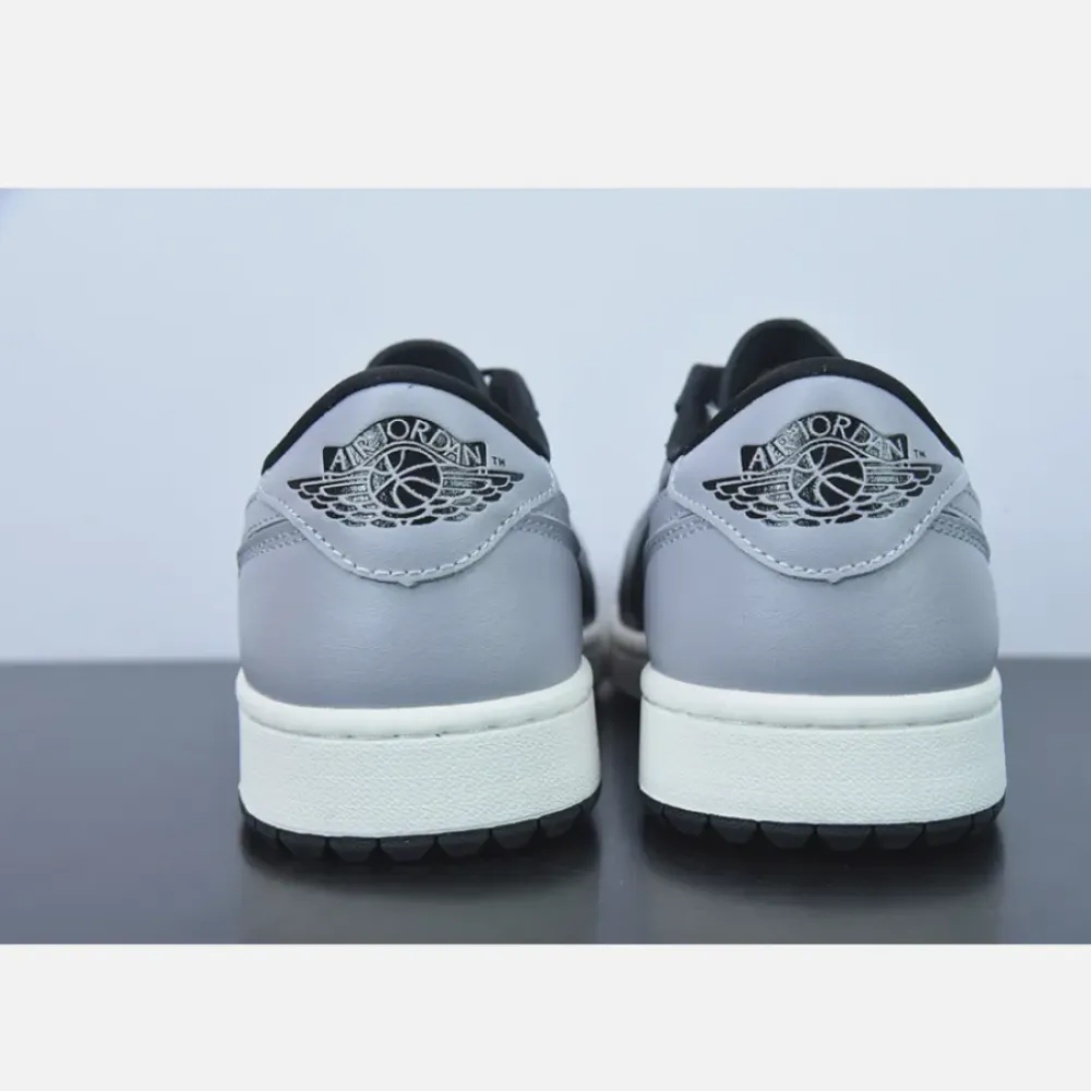 Air Jordan 1 Low Golf ‘Shadow’ Black/Sail-Medium Grey  DD9315-001