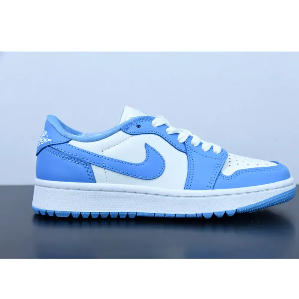 Air Jordan 1 Low Golf ‘UNC’ White/University Blue  DD9315-100