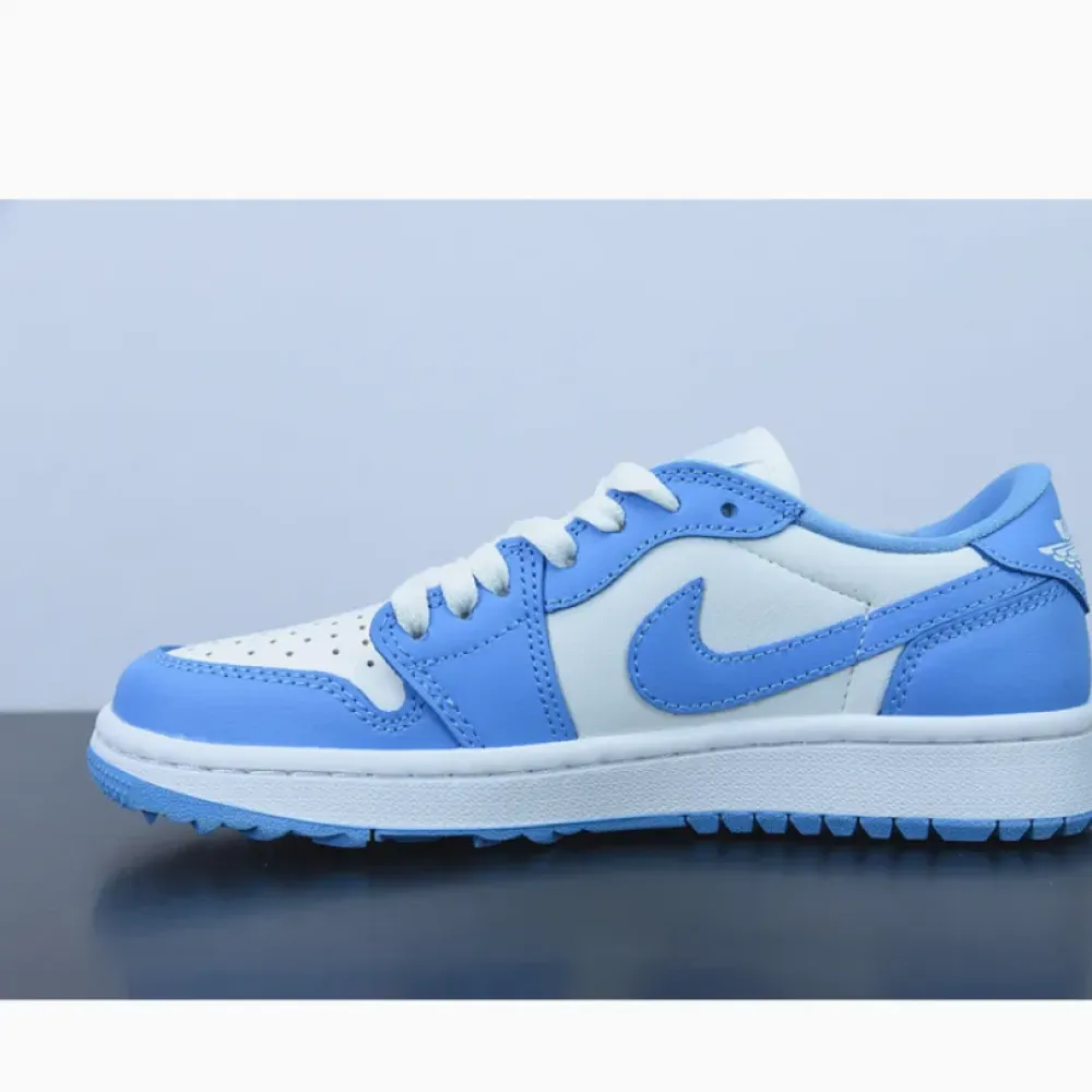 Air Jordan 1 Low Golf ‘UNC’ White/University Blue  DD9315-100