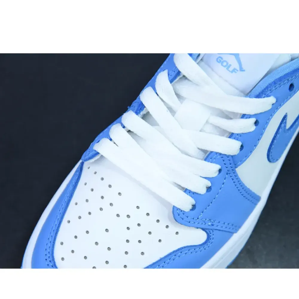 Air Jordan 1 Low Golf ‘UNC’ White/University Blue  DD9315-100