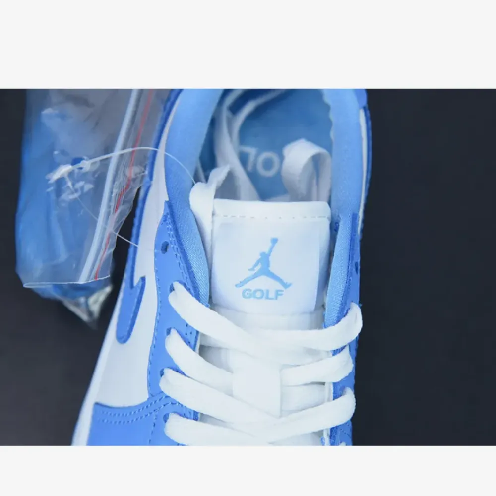 Air Jordan 1 Low Golf ‘UNC’ White/University Blue  DD9315-100