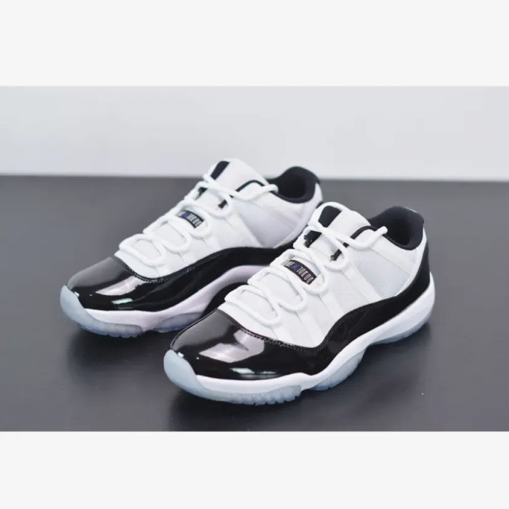 Air Jordan 11 Retro Low White/Black-Concord  528895-153
