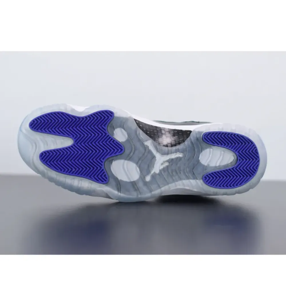 Air Jordan 11 Retro Low White/Black-Concord  528895-153