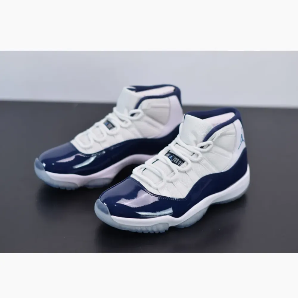 Air Jordan 11 Retro “Win Like ’82” White/Midnight Navy-University Blue 378037-123