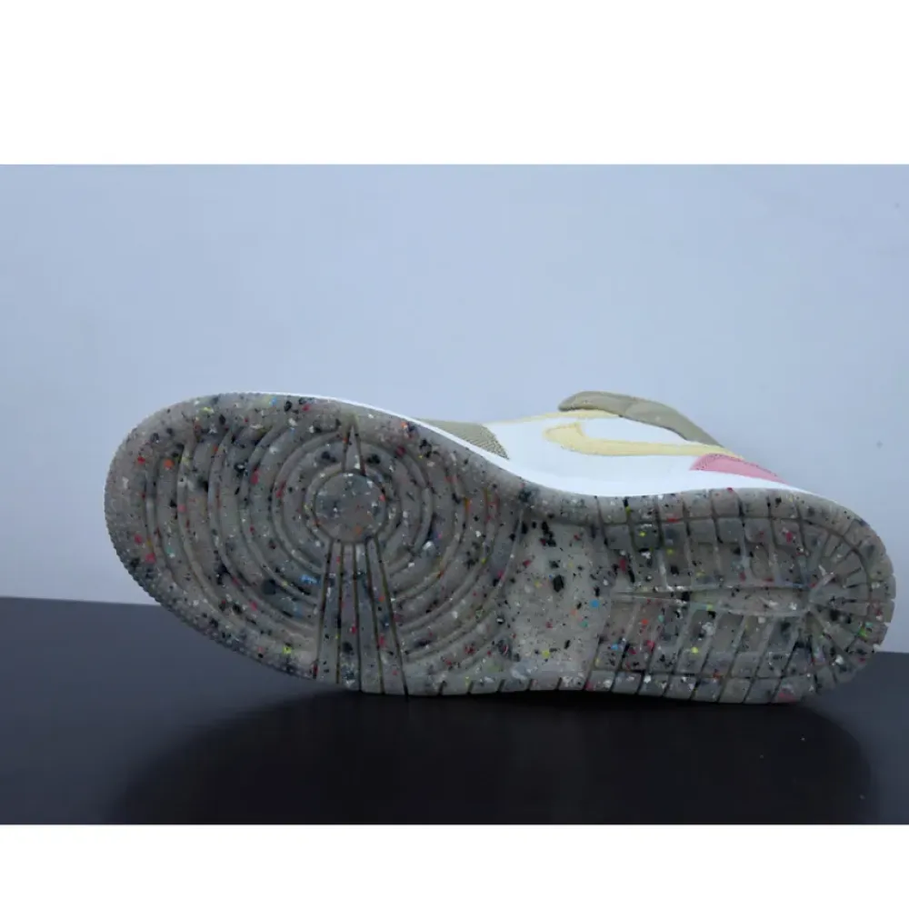 Air Jordan 1 Mid GS SE Pastel Vivid Green Grind  DJ0338-100