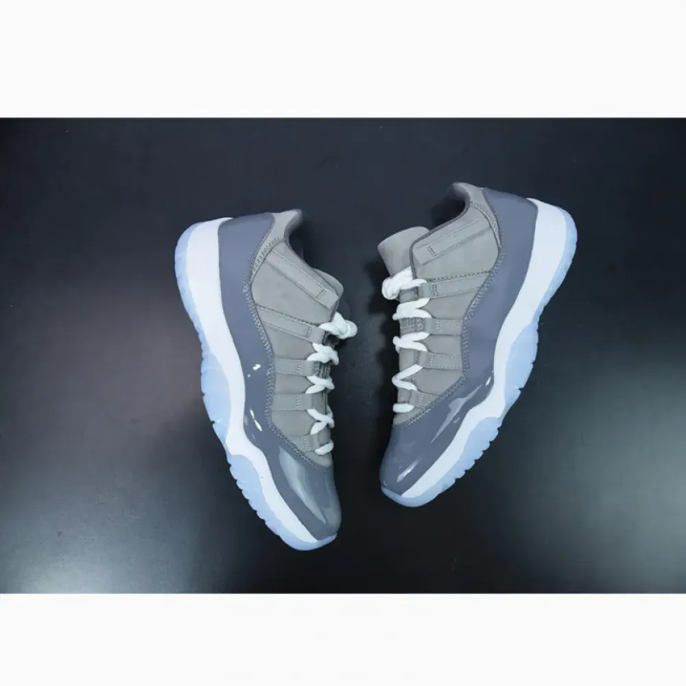 Air Jordan 11 Low “Cool Grey” Medium Grey/Gunsmoke-White  528895-003