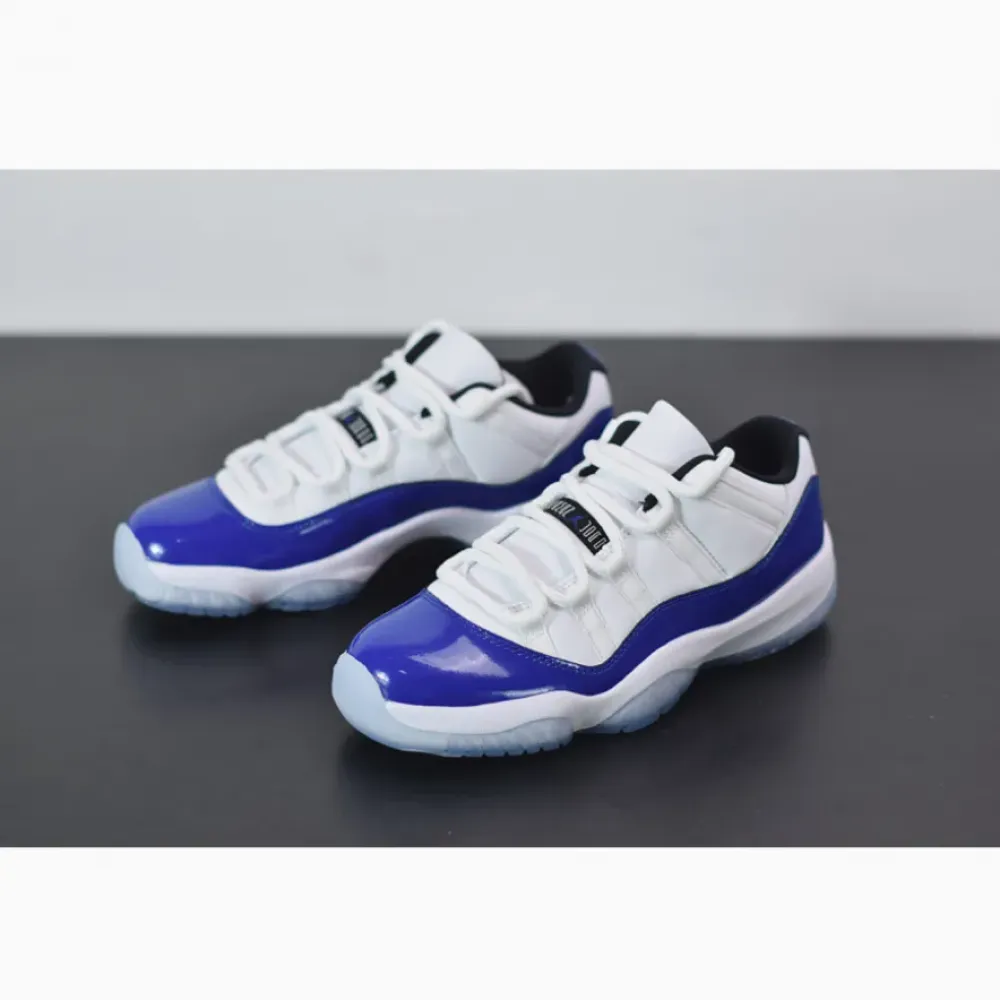 Air Jordan 11 Retro Low “Concord Sketch” White/Black-Concord  AH7860-100