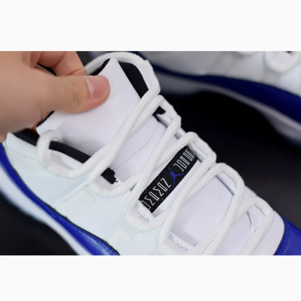 Air Jordan 11 Retro Low “Concord Sketch” White/Black-Concord  AH7860-100