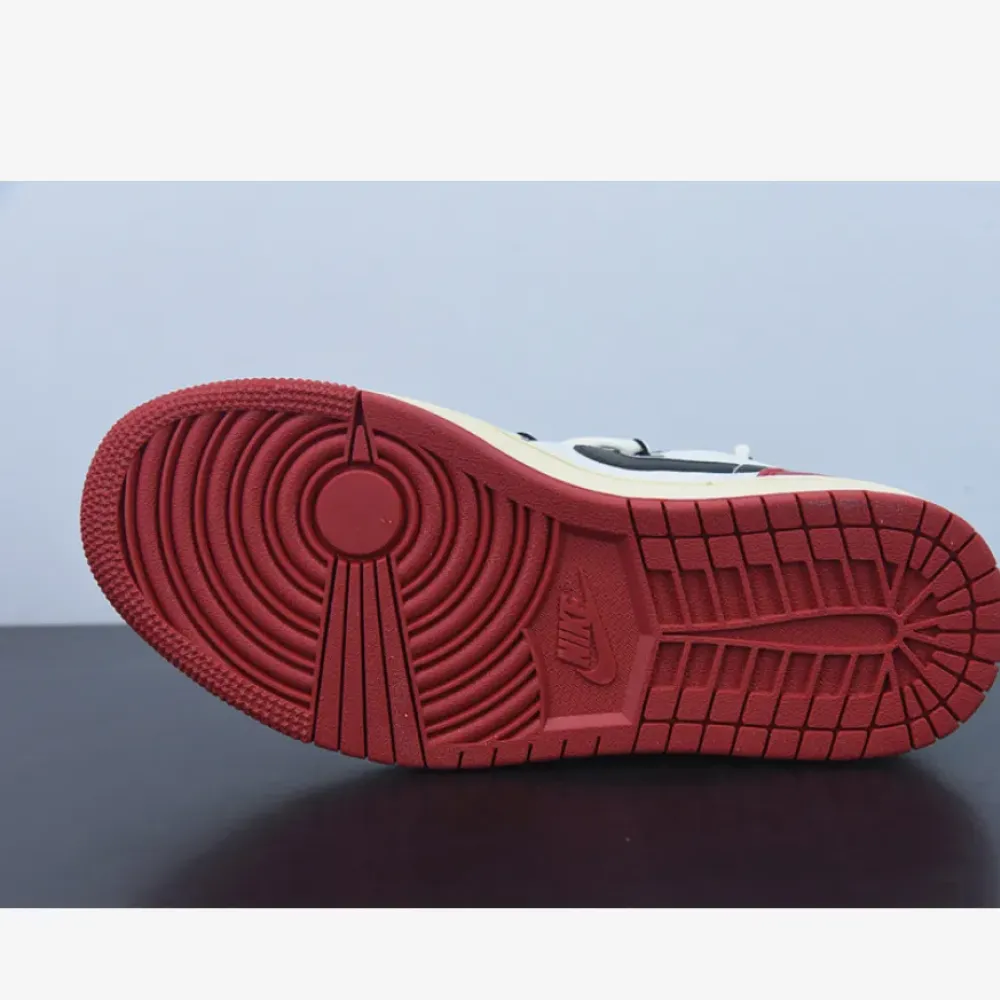Custom Air Jordan 1 Low ‘Chicago’ Red Black White 553560-612
