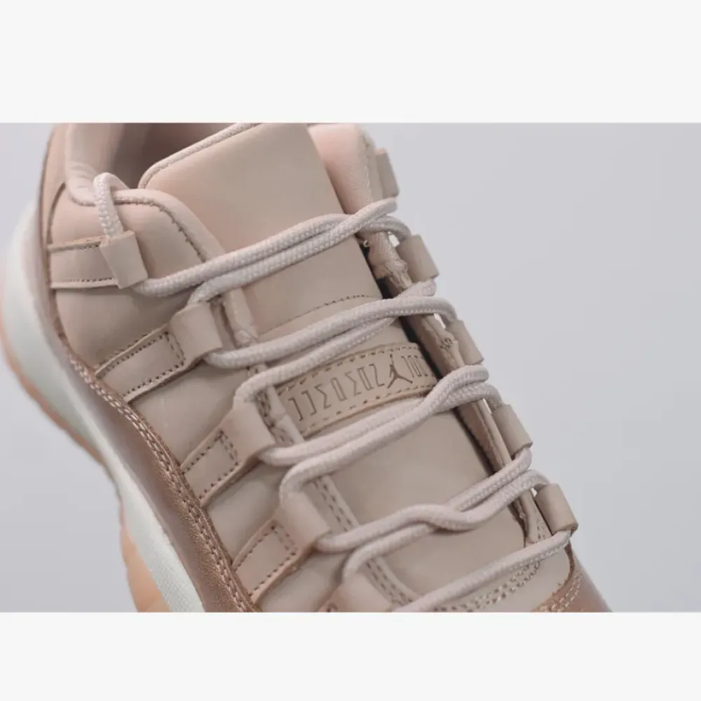 Air Jordan 11 Low GS “Rose Gold” Sail/Metallic Red Bronze-Gum Brown AH7860-105