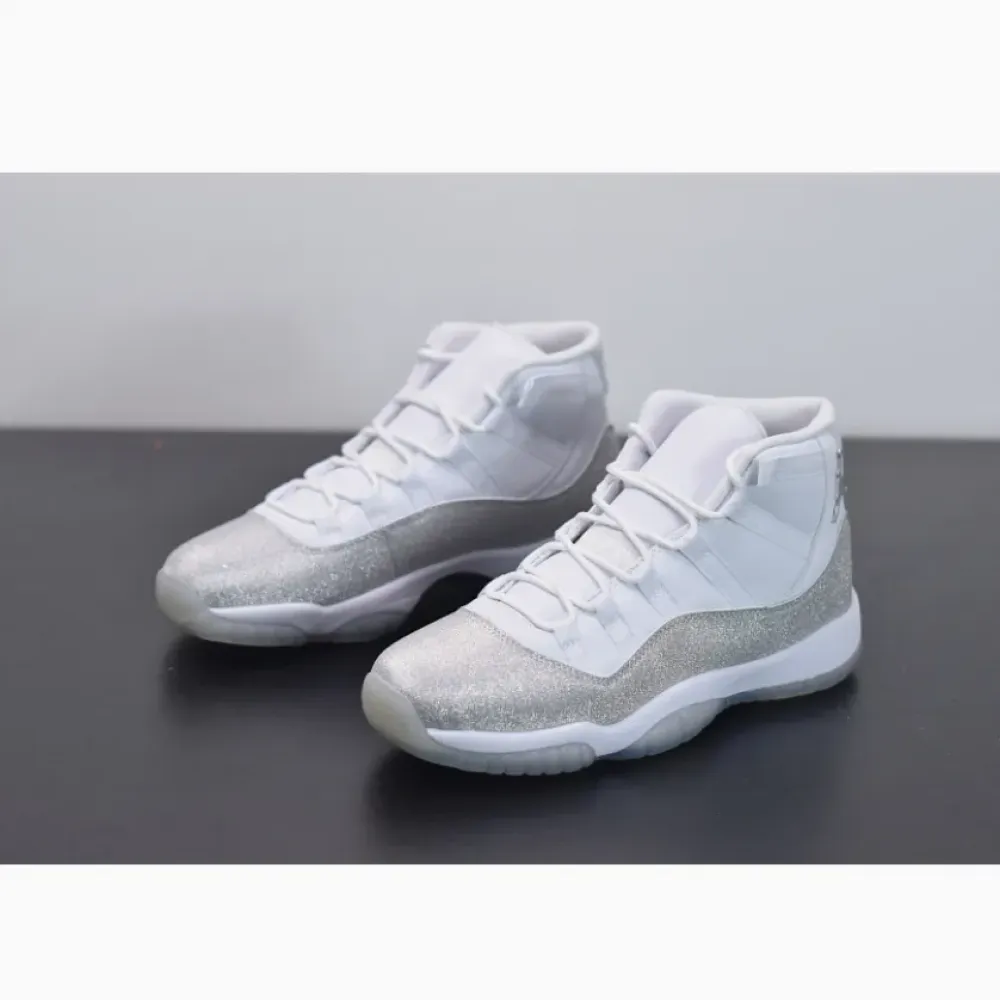 Air Jordan 11 WMNS White Metallic Silver  AR0715-100