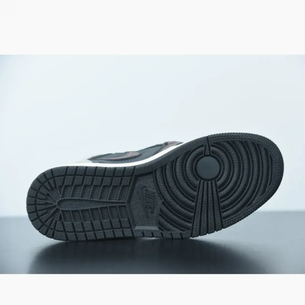 Air Jordan 1 High OG “Patina” Black/Light Army-Sail-Fresh Mint  555088-033