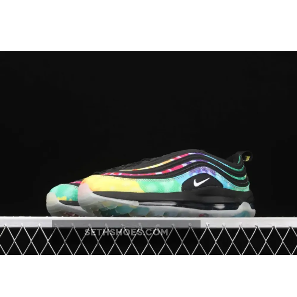 Nike Air Max 97 Golf “Tie Dye” Black/Multi-color/White  CK1219-001
