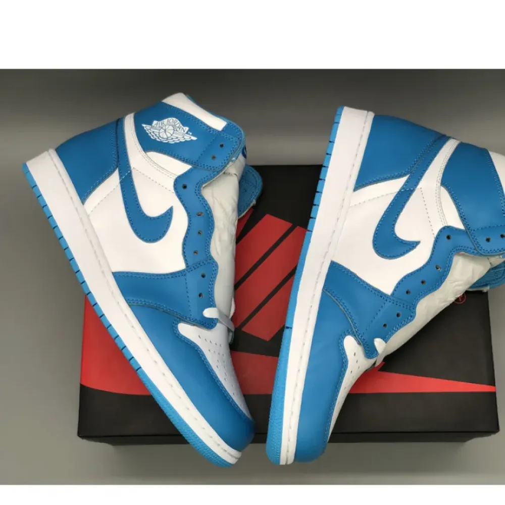 Air Jordan 1 Retro High OG “UNC” White/Light Powder Blue-White 555088-117