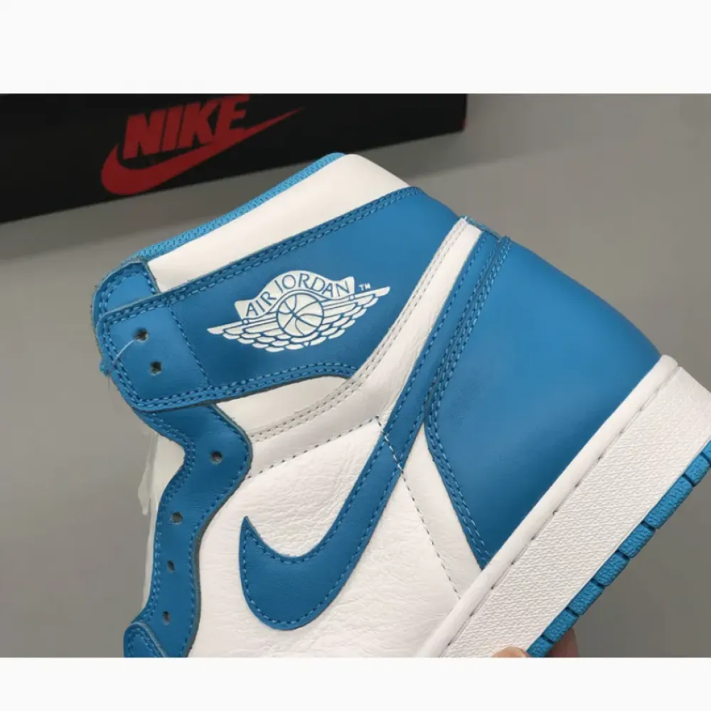 Air Jordan 1 Retro High OG “UNC” White/Light Powder Blue-White 555088-117
