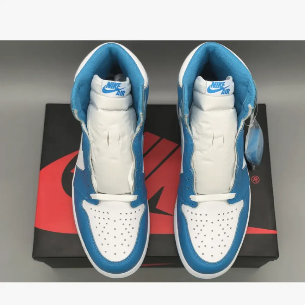 Air Jordan 1 Retro High OG “UNC” White/Light Powder Blue-White 555088-117