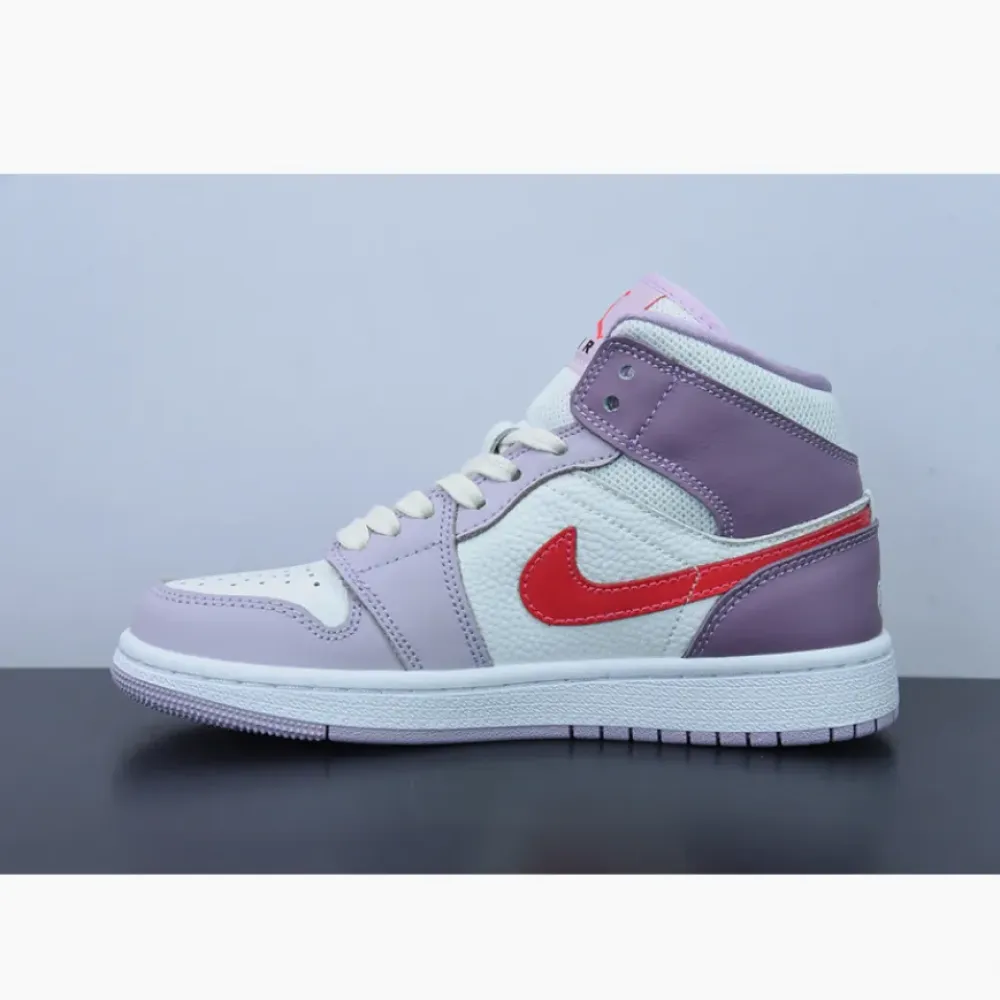 Air Jordan 1 Mid WMNS Valentine’s Day White/Pink-Red DR0174-500