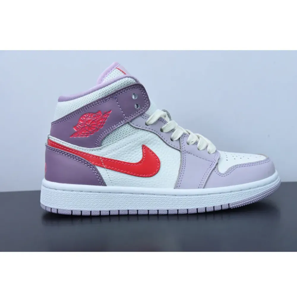 Air Jordan 1 Mid WMNS Valentine’s Day White/Pink-Red DR0174-500
