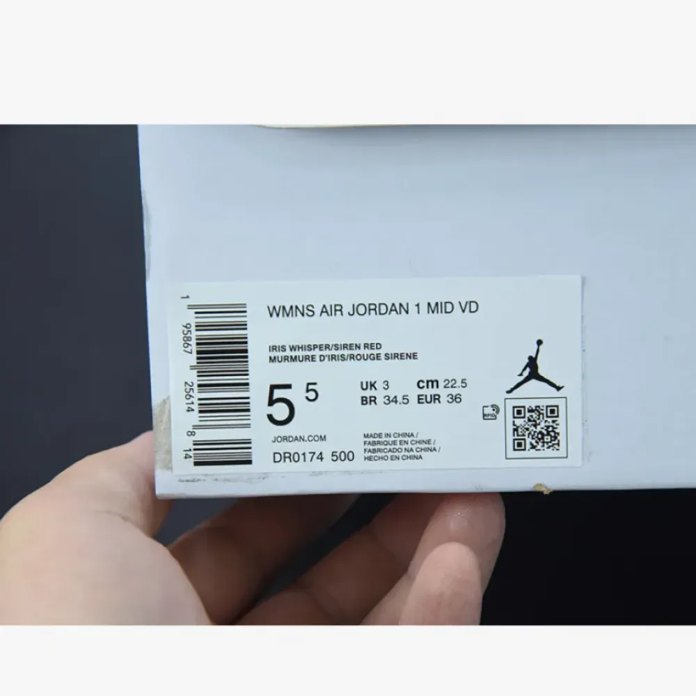 Air Jordan 1 Mid WMNS Valentine’s Day White/Pink-Red DR0174-500