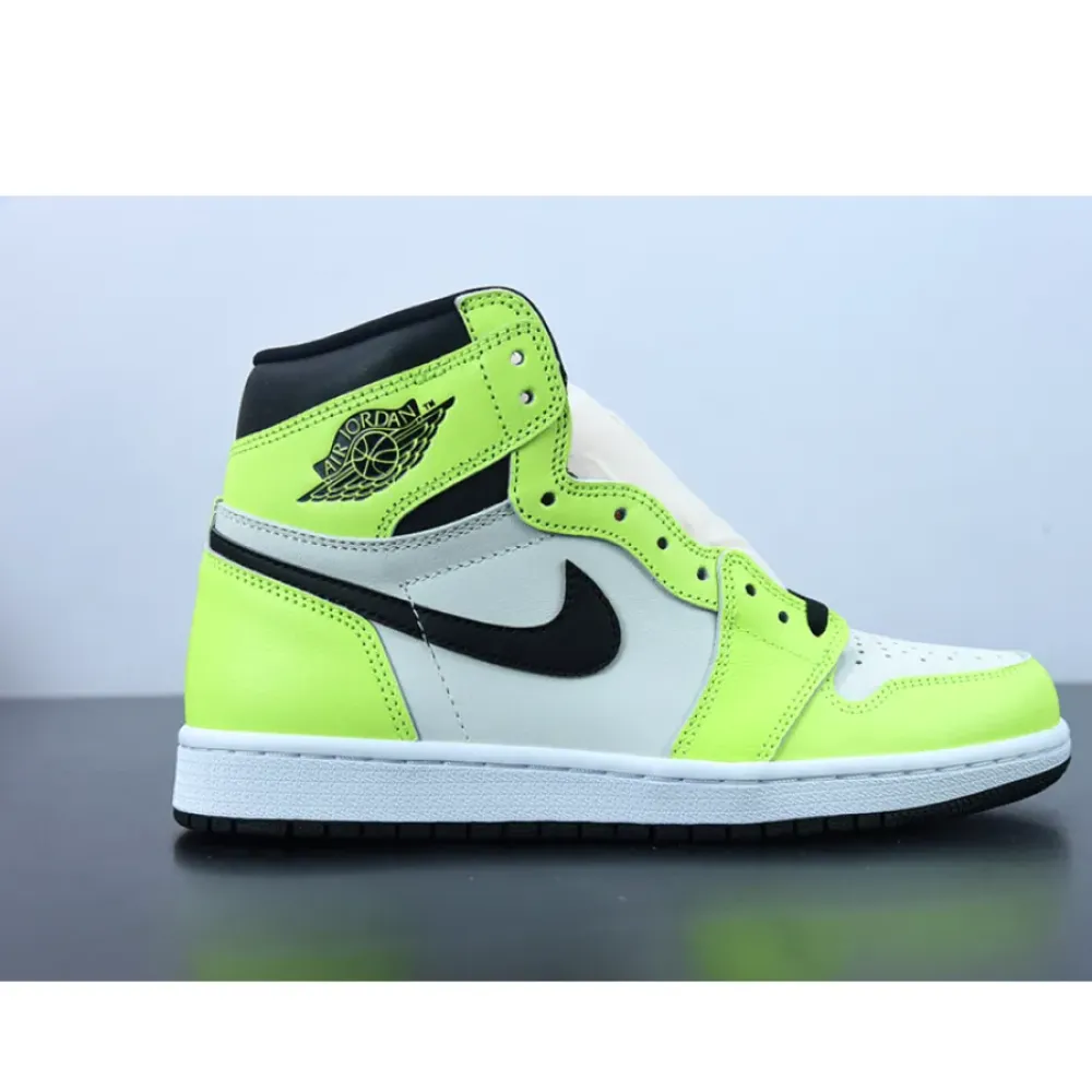 Air Jordan 1 High OG “Visionaire” Volt/Black/Sail  555088-702