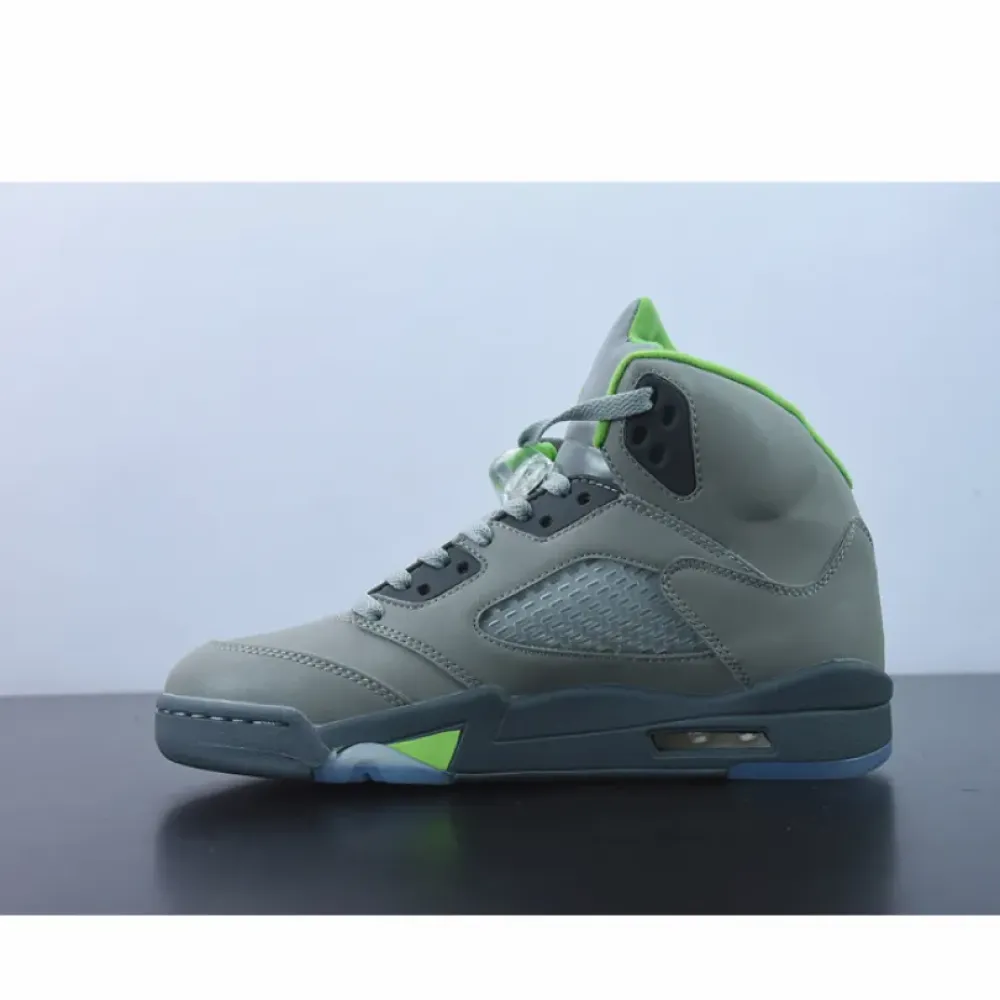 Air Jordan 5 Silver/Green Bean/Flint Grey  DM9014-003