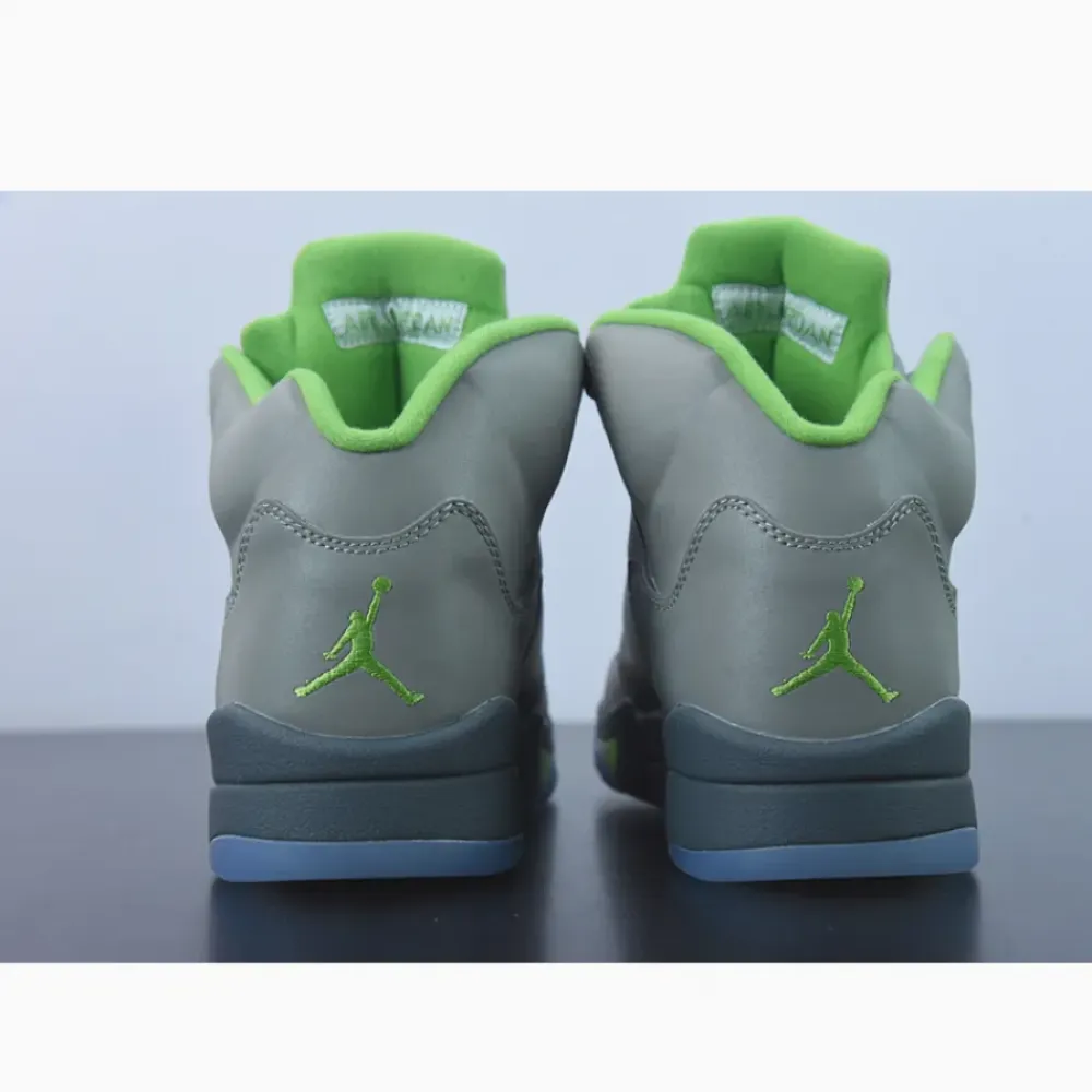 Air Jordan 5 Silver/Green Bean/Flint Grey  DM9014-003