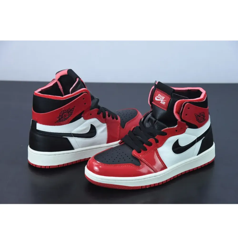 Air Jordan 1 Zoom CMFT “Bulls” White/Black-Red  CT0979-610