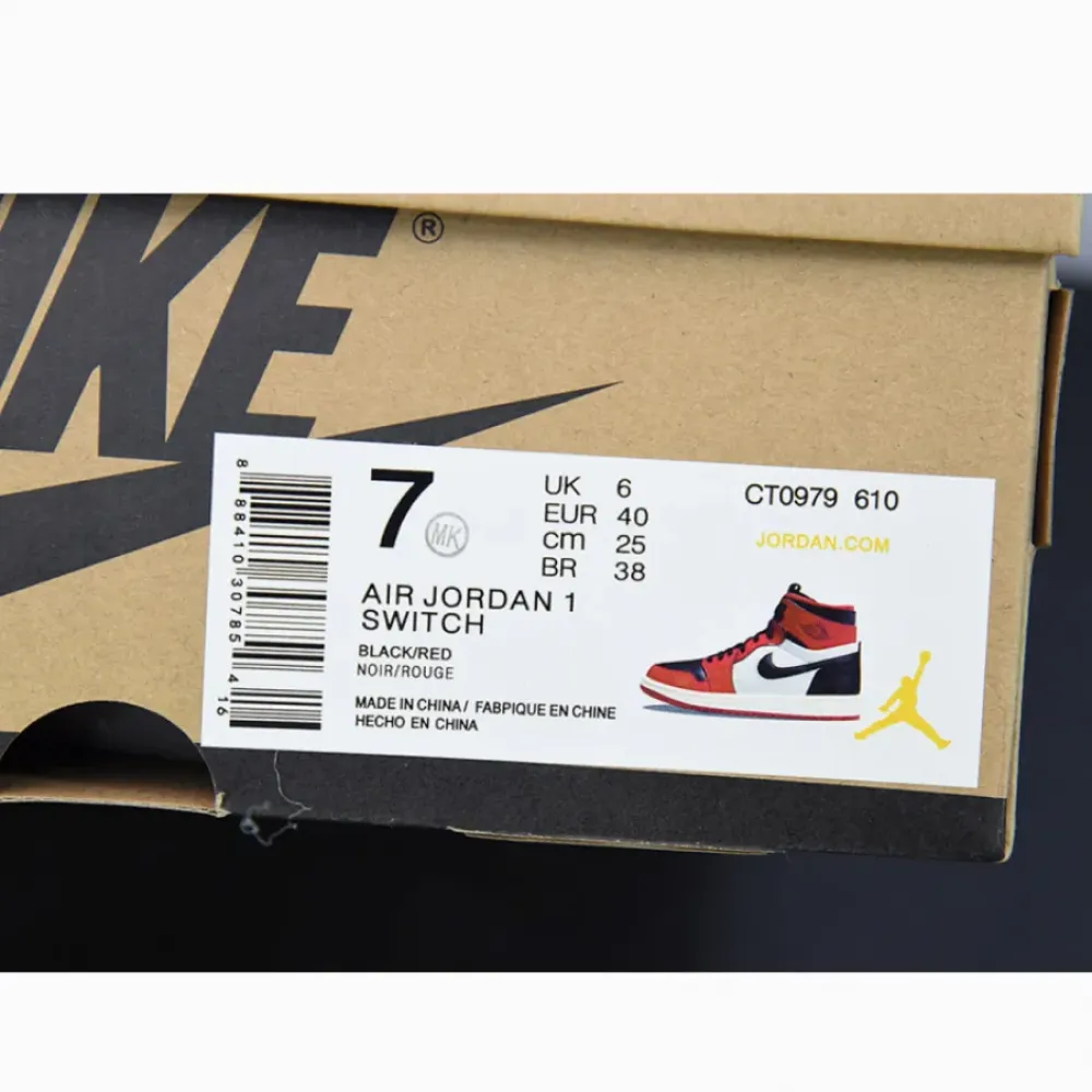 Air Jordan 1 Zoom CMFT “Bulls” White/Black-Red  CT0979-610