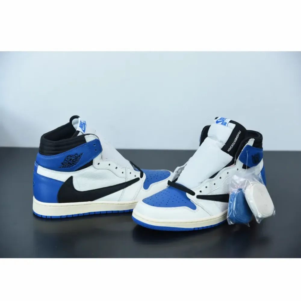Travis Scott x Fragment x Air Jordan 1 High OG SP “Military Blue” DH3227-105