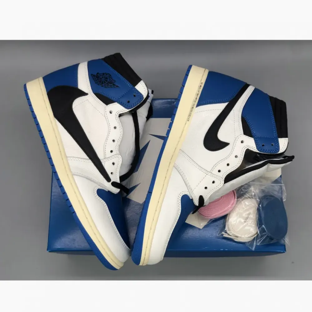 Travis Scott x Fragment x Air Jordan 1 High OG SP “Military Blue” DH3227-105