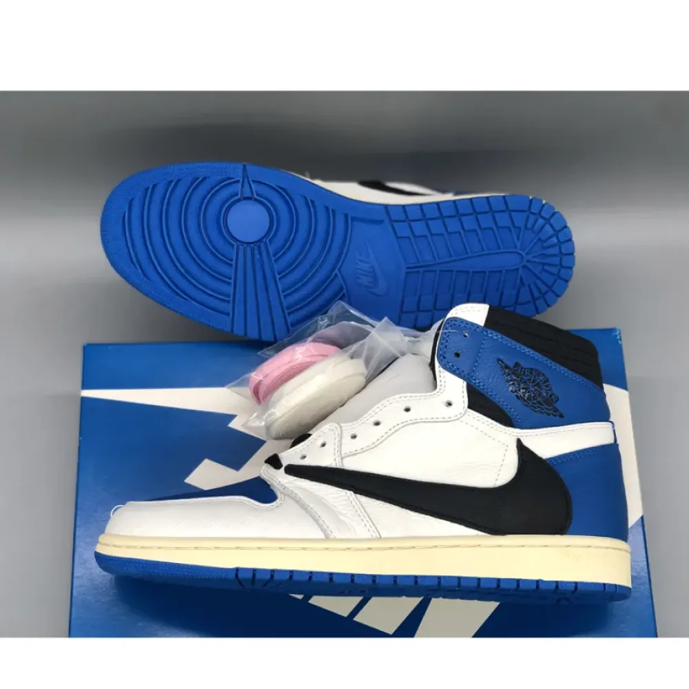 Travis Scott x Fragment x Air Jordan 1 High OG SP “Military Blue” DH3227-105