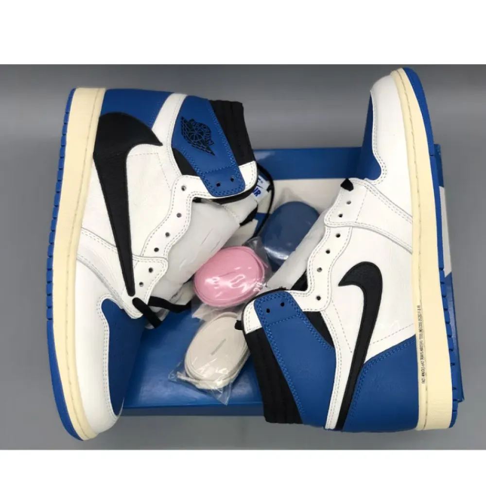 Travis Scott x Fragment x Air Jordan 1 High OG SP “Military Blue” DH3227-105
