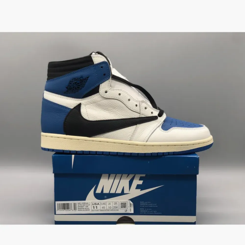 Travis Scott x Fragment x Air Jordan 1 High OG SP “Military Blue” DH3227-105