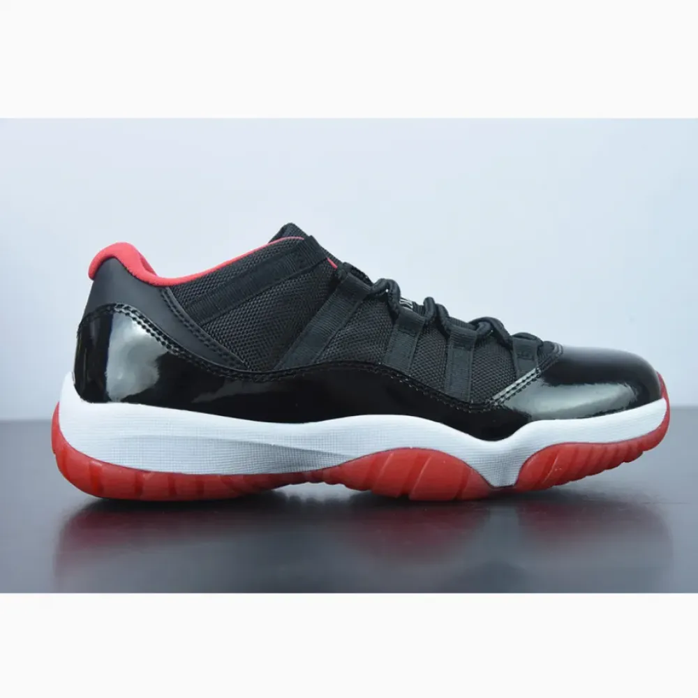 Air Jordan 11 Low “Bred” Black/True Red White  528895-012