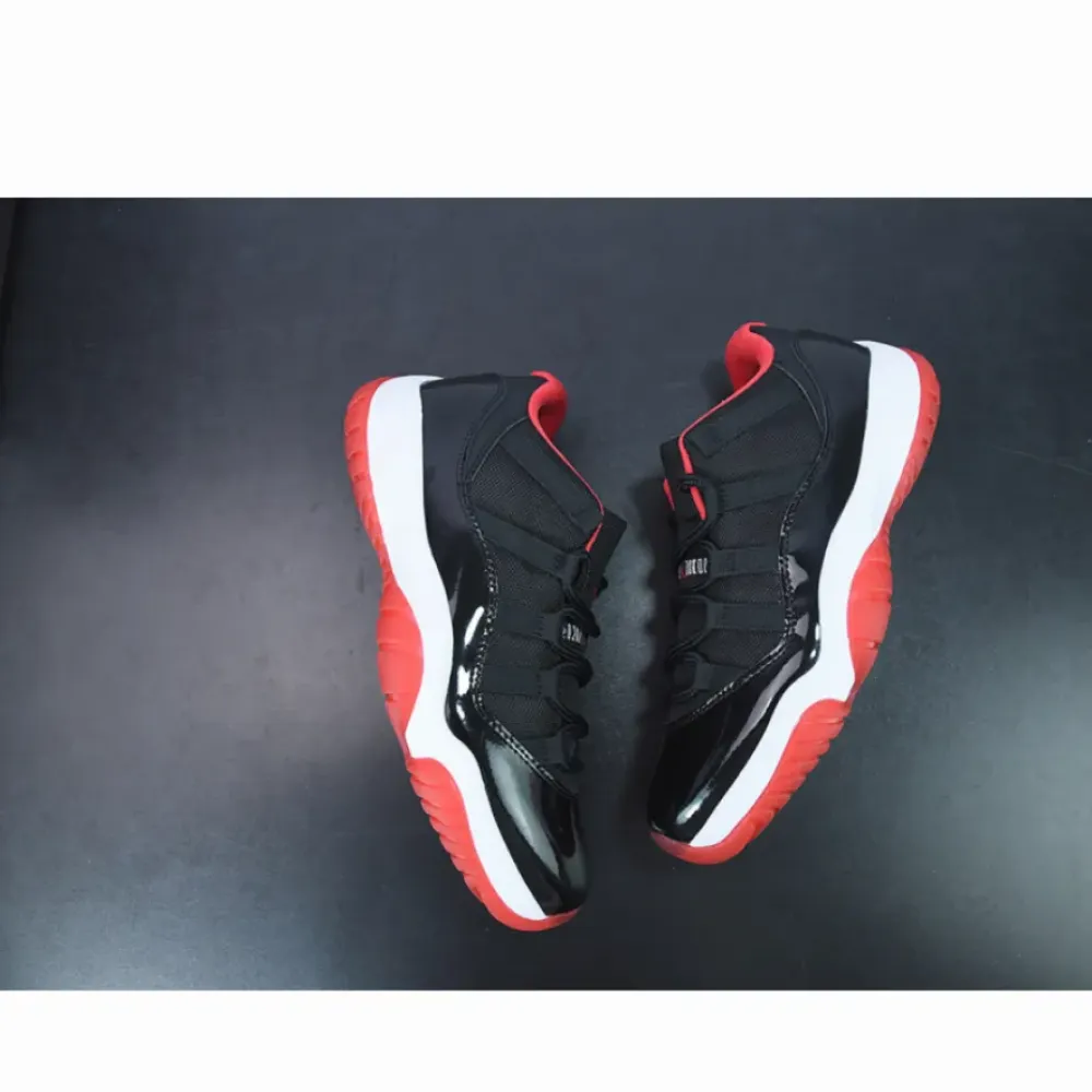 Air Jordan 11 Low “Bred” Black/True Red White  528895-012