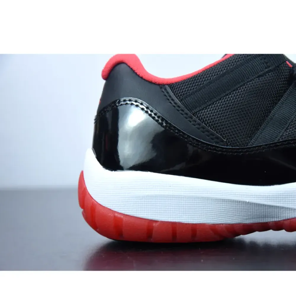 Air Jordan 11 Low “Bred” Black/True Red White  528895-012